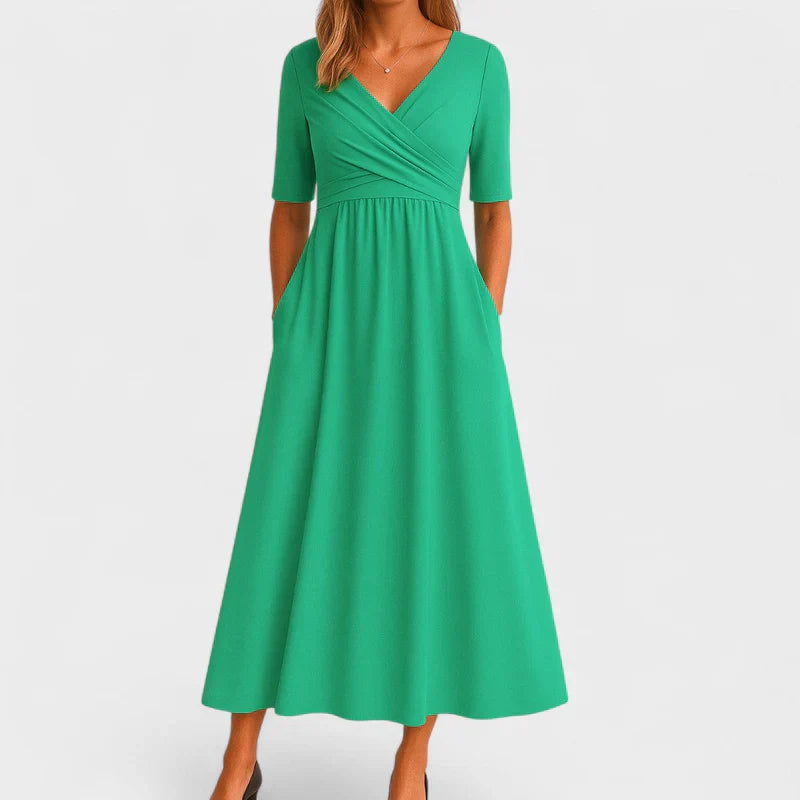 Lori | Elegant Wrap-Style Dress