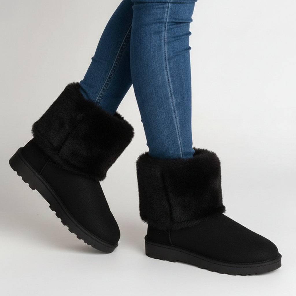 Willora | Fluffy faux-fur winter boots